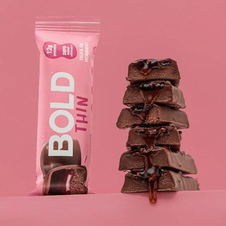 Raio X BOLD Thin Trufa de Morango: conheça as características do novo doce proteico saudável - BOLD Snacks